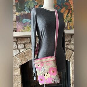 Vintage Coach Poppy Crossbody Pinky